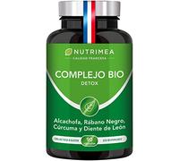 Detox Depurativo Hígado y Colon Diurético Natural | Complejo Bio Alcachofa Rábano Negro Cúrcuma Orgánica Diente de León | Drenante Desintoxicante Digestión | Vegano 90 Cápsulas