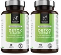 Detox doble acción. Detox depurativo hígado y colón. Mejora tu digestión y elimina toxinas. Fórmula Potente con Aloe Vera, Alcachofa e Hinojo. 90 Cápsulas Vegetales. (Paquete de 2)