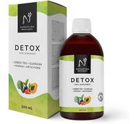 Detox Jarabe con extractos de plantas 500 ml | Sabor frutos rojos | Complemento alimenticio líquido | Vegano y sin gluten | Natnatura Health & Beauty