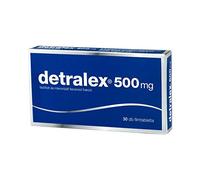 DETRALEX 500 mg - 30 tabletas - Hemorroides, Venas Varicosas, Piernas Pesadas Hinchadas Cansadas.