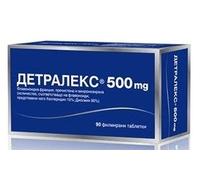 DETRALEX 500 mg - 90 tabletas - Hemorroides, Venas varicosas, Piernas Pesadas Hinchadas y Cansadas.