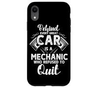 Detrás de cada gran coche hay un mecánico que se negó a dejar de fumar Carcasa para iPhone XR