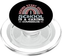Detrás de Cada Gran Escuela Hay un Consejero Escolar cariñoso PopSockets PopGrip para MagSafe