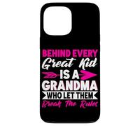 Detrás de Cada Gran niño Hay una Abuela Que Les Deja Romper Las Reglas Carcasa para iPhone 13 Pro MAX