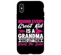 Detrás de Cada Gran niño Hay una Abuela Que Les Deja Romper Las Reglas Carcasa para iPhone X/XS