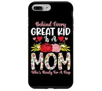 Detrás de Cada Gran niño Hay una Madre Lista para una Flor de Siesta Carcasa para iPhone 7 Plus/8 Plus