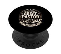 Detrás de cada gran pastor hay una impresionante congregación Jesús PopSockets PopGrip Adhesivo
