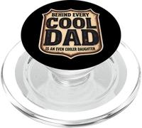 Detrás de Cada papá Genial es un día del Padre aún más Fresco Hija PopSockets PopGrip para MagSafe