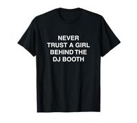Detrás De La Cabina De DJ Divertido Techno EDM Festival Meme Rave DNB Camiseta