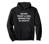 Detrás De La Cabina De DJ Divertido Techno EDM Festival Meme Rave DNB Sudadera con Capucha