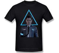 Detroit-Become-Human Casual T Shirt Detroit Become Human tee Shirt 100% Cotton O Neck T-Shirts(X-Large)