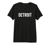 Detroit Classic Retro City Ciudad Natal Detroit Michigan Camiseta Premium