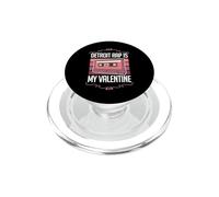 Detroit Rap Is My Valentine Divertido Amor contra el corazón de San Valentín PopSockets PopGrip para MagSafe