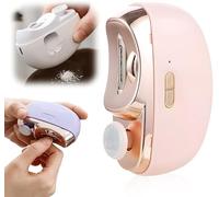Detroitrain Nail Clippers, Detroitrain Electric Nail Clippers,USB Rechargeable Electric Nails Trimmer with LED Light (Pink)