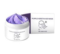 Detroitrain Purple Keratin Hair Mask, Hair Repair Moisturizing Conditioner, Repairs Dry Hair, Add Shine,Improves Frizz (1PCS)
