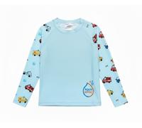 Dětské plážové uv tričko aquakiddo uv protection shirt cars 2-4