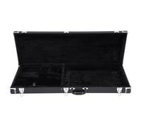 Dettchan Estuche rígido negro para guitarra eléctrica, funda rígida de madera, funda protectora con cierre de pestillo, para la mayoría de guitarras eléctricas 105 x 36 x 11 cm, Negro , moderno