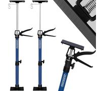 Deuba 2x Puntales Puerta Techo Tensor Soporte Expansión Telescópico Ajustable 115-290cm Carga 30Kg