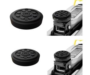 Deuba 2x tacos de goma Universal y XL para gatos y elevadores bloque redondo accesorio antideslizante protector con ranura