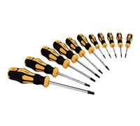 Deuba Juego de Destornilladores Torx 11 piezas T6 T7 T8 T9 T10 T15 T20 T25 T27 T30 T40 punta magnética