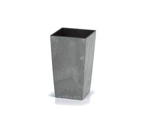 Deuba® Macetero Alto Grande 26L Plantas Maceta con Inserto Flores Interior Exterior 50x26,5x26,5cm Gris