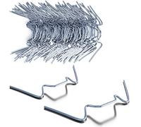 Deuba Set de 50 abrazaderas clips de sujeción para invernaderos de acero inoxidable pinzas para fijar 85x30mm para placas