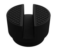 Deuba Taco de goma con refuerzo de acero para gatos y elevadores bloque redondo accesorio antideslizante protector ranura