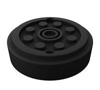 Deuba Taco de goma Universal XL para gatos y elevadores bloque redondo accesorio antideslizante protector con ranura