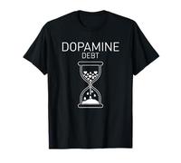 Deuda Reloj de Arena Estética Social Media Detox Gráfico Camiseta