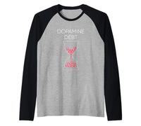Deuda Reloj de Arena Estética Social Media Detox Gráfico Camiseta Manga Raglan