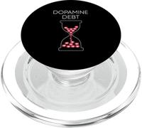 Deuda Reloj de Arena Estética Social Media Detox Gráfico PopSockets PopGrip para MagSafe