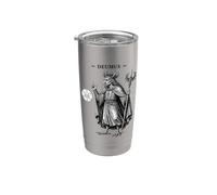 Deumus el ceño fruncido debajo de una corona Vaso térmico de acero inoxidable de doble pared