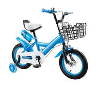 Deurqund Bicicleta infantil de 12 pulgadas, bicicleta para niños y niñas de 2 a 4 años, ligera y segura con ruedas estabilizadoras, asiento ajustable