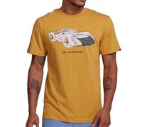 Deus Ex Machina camiseta camiseta impresión coche amarillo 908 Tee, Honey Gold, M