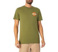 Deus Ex Machina Camiseta de hombre Hot Streak Tee (Loden Green), Verde, M