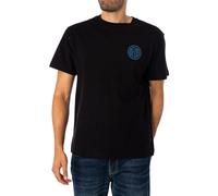 Deus Ex Machina Camiseta para hombre con logotipo de píldora, color, negro, L