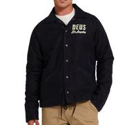 Deus Ex Machina Chaqueta de invierno negra Mechanic Jacket, Negro , M