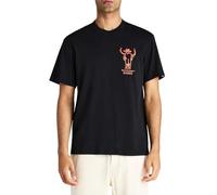 Deus Ex Machina DMP251947D Showdown Tee Black Hombre, Negro , L