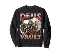 Deus Vault Funny Offensive Knight Meme Bootleg Gráfico Sudadera
