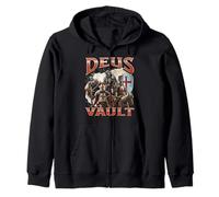 Deus Vault Funny Offensive Knight Meme Bootleg Gráfico Sudadera con Capucha