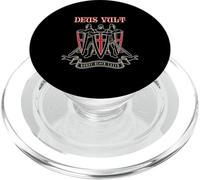 Deus Vult Caballeros Templarios Reino De Jerusalén Vintage PopSockets PopGrip para MagSafe