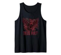 Deus Vult Camiseta Caballeros Templarios Cruzados Cruzada Camiseta sin Mangas