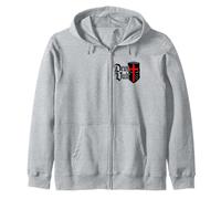¡Deus Vult! - Católico Cristiano Guerrero de Cristo Sudadera con Capucha