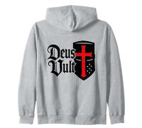 ¡Deus Vult! - Católico Cristiano Guerrero de Cristo Sudadera con Capucha