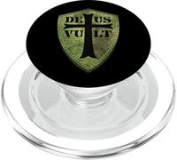 Deus Vult - Cruz épica de los Caballeros Templarios PopSockets PopGrip para MagSafe