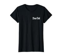 Deus Vult Dios LO Quiere Frase Latina Caballeros Templar Camiseta gráfica económica, Mujer, Negro, S