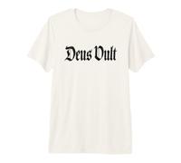 Deus Vult Dios LO Quiere Frase Latina Caballeros Templar Camiseta Premium