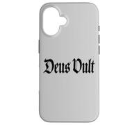 DEUS VULT DIOS LO QUIERE FRASE LATINA CABALLEROS TEMPLAR Carcasa para iPhone 16