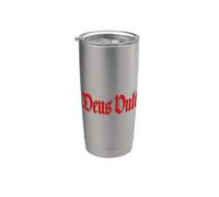 DEUS VULT DIOS LO QUIERE FRASE LATINA CABALLEROS TEMPLAR Vaso térmico de acero inoxidable de doble pared