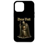 Deus Vult - Guerrero Católico de Cristo - Corteza del Templo Carcasa para iPhone 12 Pro MAX